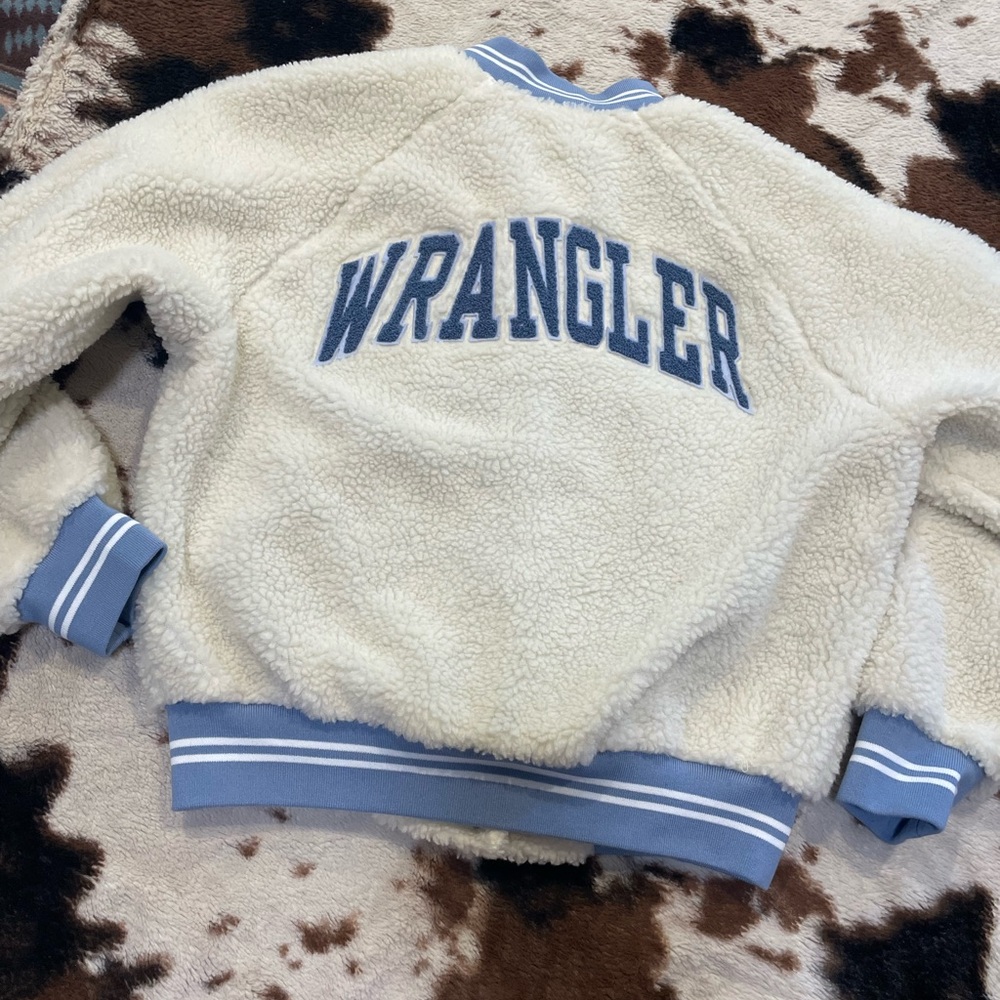 Wrangler Varsity bomber Sherpa jacket